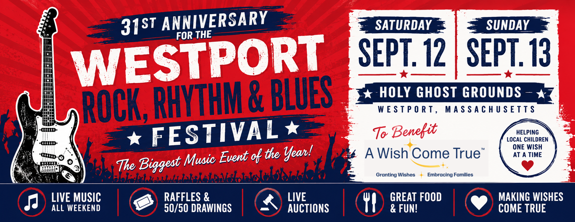 31st Anniversary Westport Rock Rhythm & Blues Festival